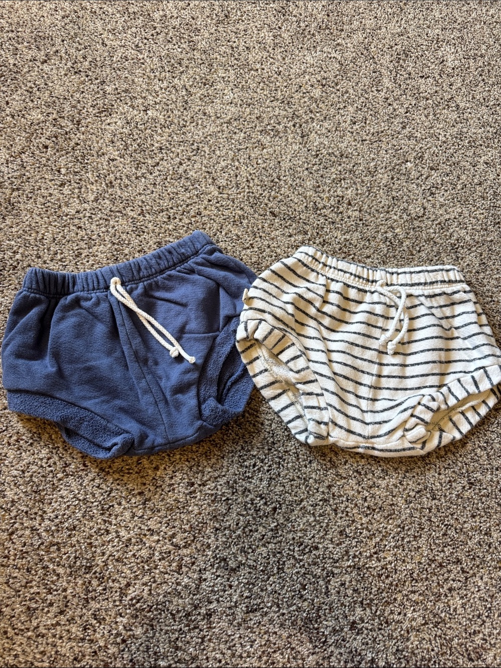 Childhoods Shortie bundle - Navy and Cream Stripe